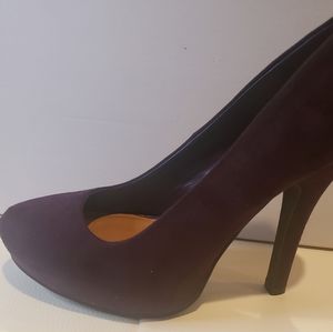 🤑 2/$10 NWOT Qupid Purple Heels
